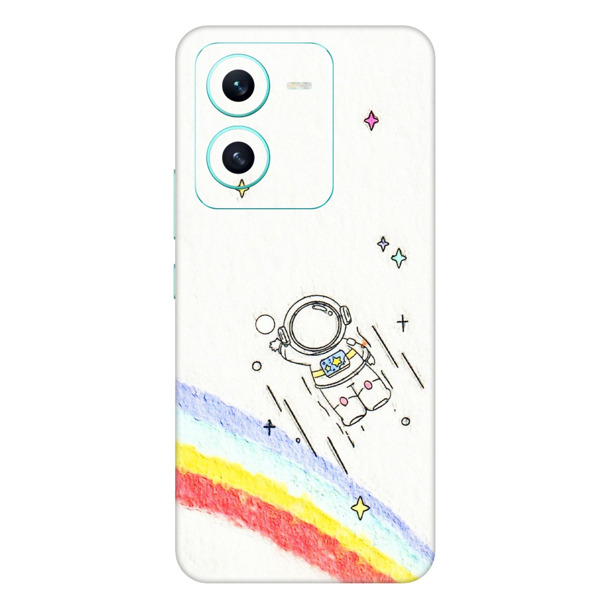 VIVO Z/V/X/T/U/S Series Phone Skins (All Models) - Milkyway Astronaut - 3D Embossed Finish (L-110) Vivo V25 (5G)