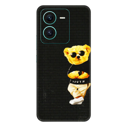VIVO Z/V/X/T/U/S Series Phone Skins (All Models) - Classy Teddy Bear - 3D Embossed Finish (L-116) Vivo V25 (5G)