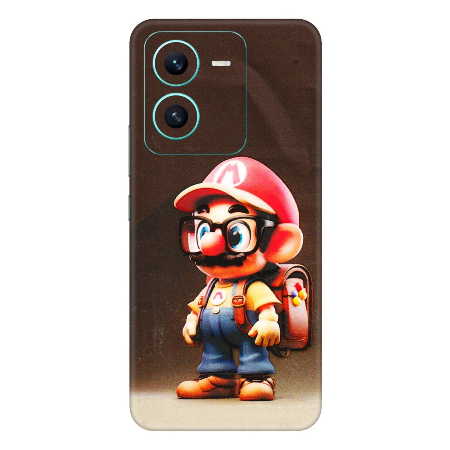 VIVO Z/V/X/T/U/S Series Phone Skins (All Models) - Little Mario - 3D Embossed Finish (L-119) Vivo V25 (5G)