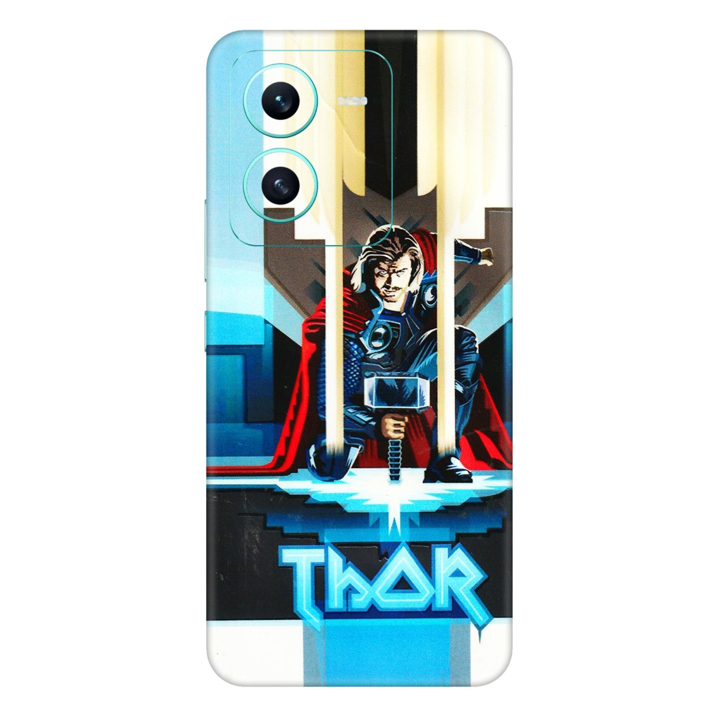 VIVO Z/V/X/T/U/S Series Phone Skins (All Models) - Thor - 3D Embossed Finish (L-137) Vivo V25 (5G)