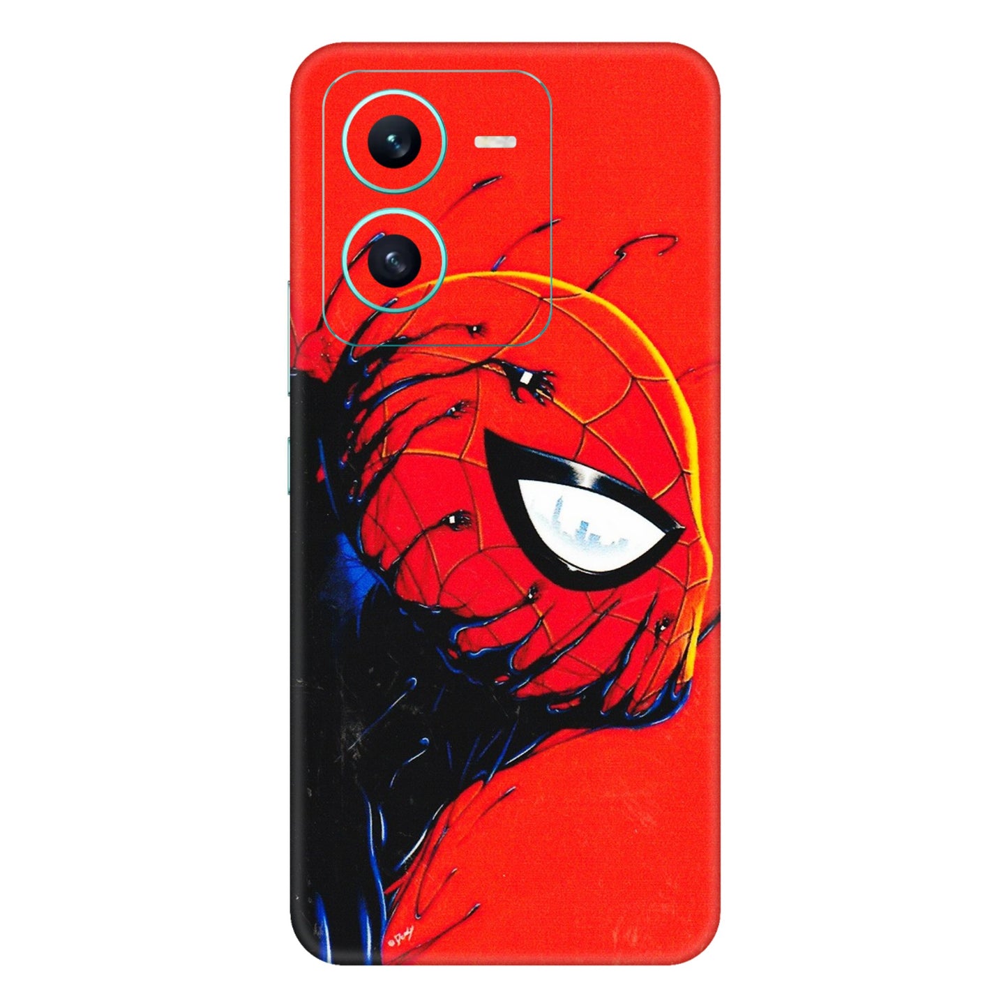 VIVO Z/V/X/T/U/S Series Phone Skins (All Models) - Spiderman Face Venom - 3D Embossed Finish (L-165) Vivo V25 (5G)