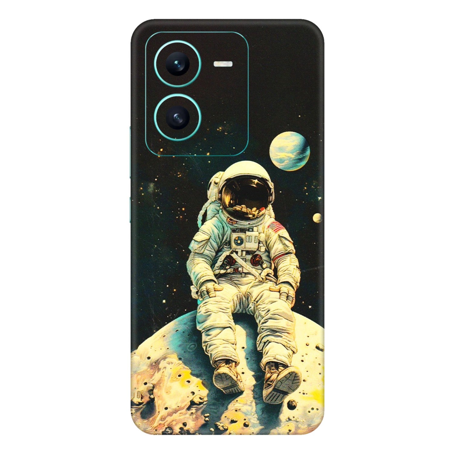 VIVO Z/V/X/T/U/S Series Phone Skins (All Models) - Astronaut in Space - 3D Embossed Finish (L-16) Vivo V25 (5G)