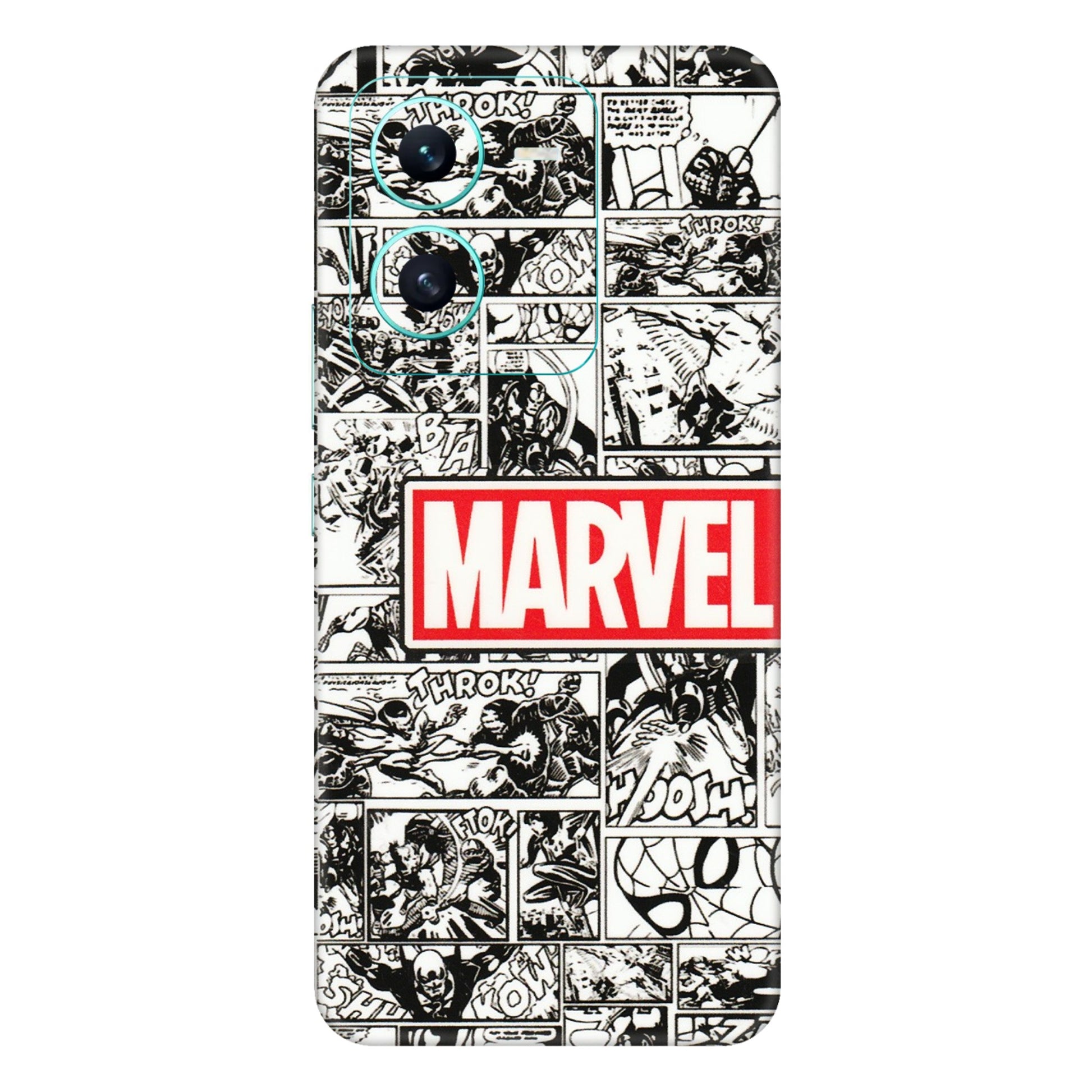 VIVO Z/V/X/T/U/S Series Phone Skins (All Models) - Marvel Comic - 3D Embossed Finish (L-171) Vivo V25 (5G)