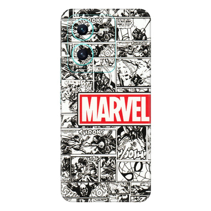 VIVO Z/V/X/T/U/S Series Phone Skins (All Models) - Marvel Comic - 3D Embossed Finish (L-171) Vivo V25 (5G)