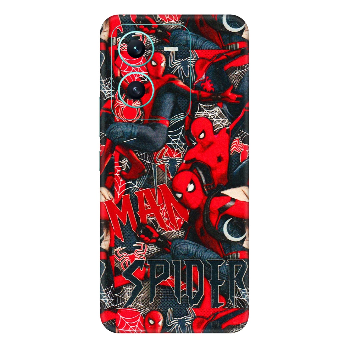 VIVO Z/V/X/T/U/S Series Phone Skins (All Models) - SpiderMan Cool - 3D Embossed Finish (L-188) Vivo V25 (5G)