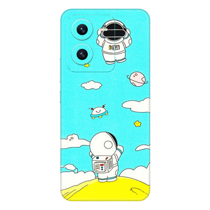 VIVO Z/V/X/T/U/S Series Phone Skins (All Models) - Blue Skies Astro Float - 3D Embossed Finish (L-230) Vivo V25 (5G)