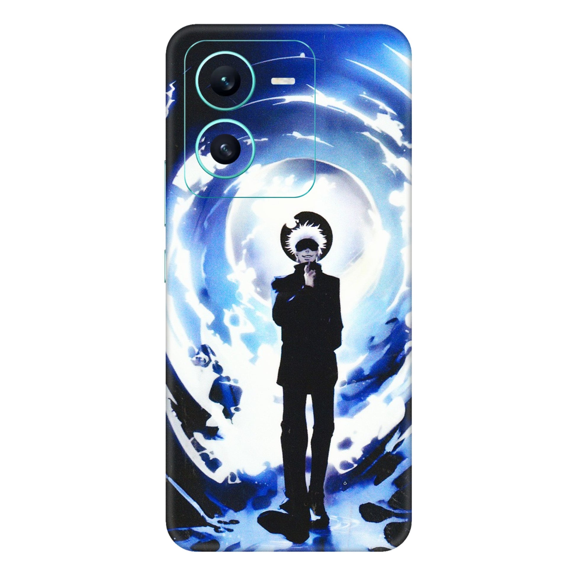 VIVO Z/V/X/T/U/S Series Phone Skins (All Models) - Satoru Gojo Dark Blue - 3D Embossed Finish (L-235) Vivo V25 (5G)