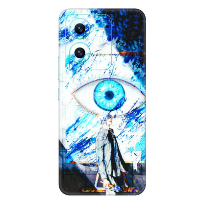 VIVO Z/V/X/T/U/S Series Phone Skins (All Models) - Gojo Satoru evil eye - 3D Embossed Finish (L-239) Vivo V25 (5G)