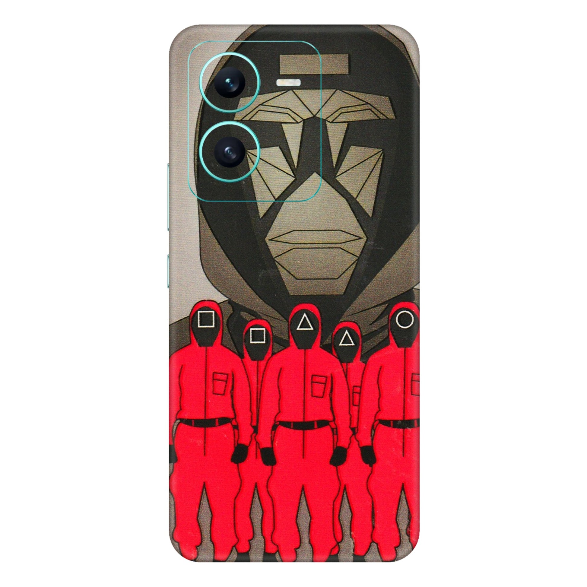 VIVO Z/V/X/T/U/S Series Phone Skins (All Models) - Squid Game Hero - 3D Embossed Finish (L-245) Vivo V25 (5G)