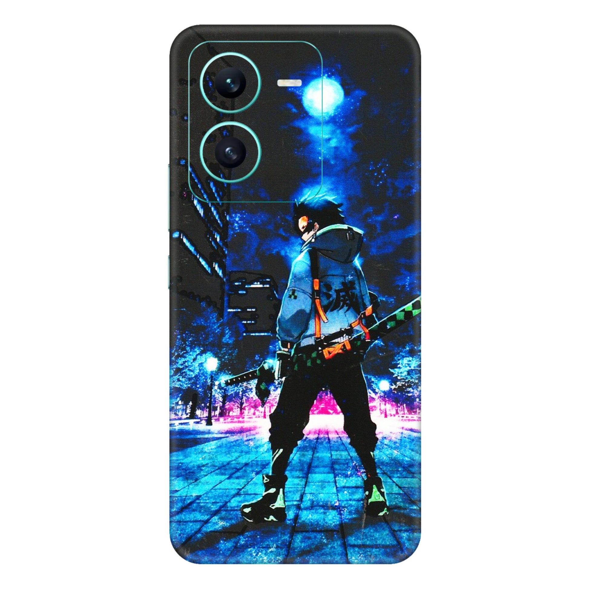 VIVO Z/V/X/T/U/S Series Phone Skins (All Models) - Demon Slayer Sword - 3D Embossed Finish (L-247) Vivo V25 (5G)