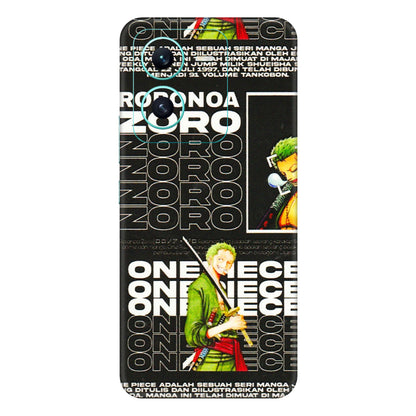 VIVO Z/V/X/T/U/S Series Phone Skins (All Models) - One Piece Zoro - 3D Embossed Finish (L-250) Vivo V25 (5G)