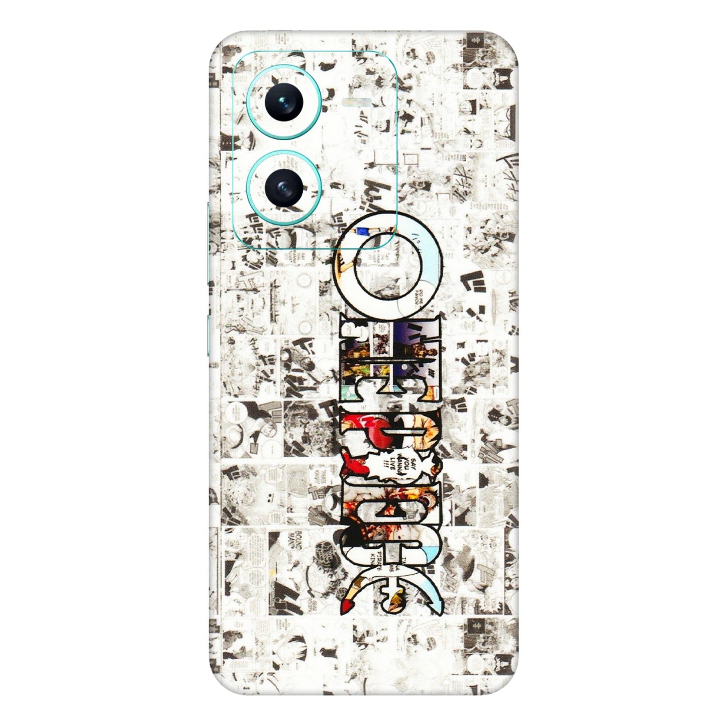 VIVO Z/V/X/T/U/S Series Phone Skins (All Models) - One Piece Manga - 3D Embossed Finish (L-26) Vivo V25 (5G)