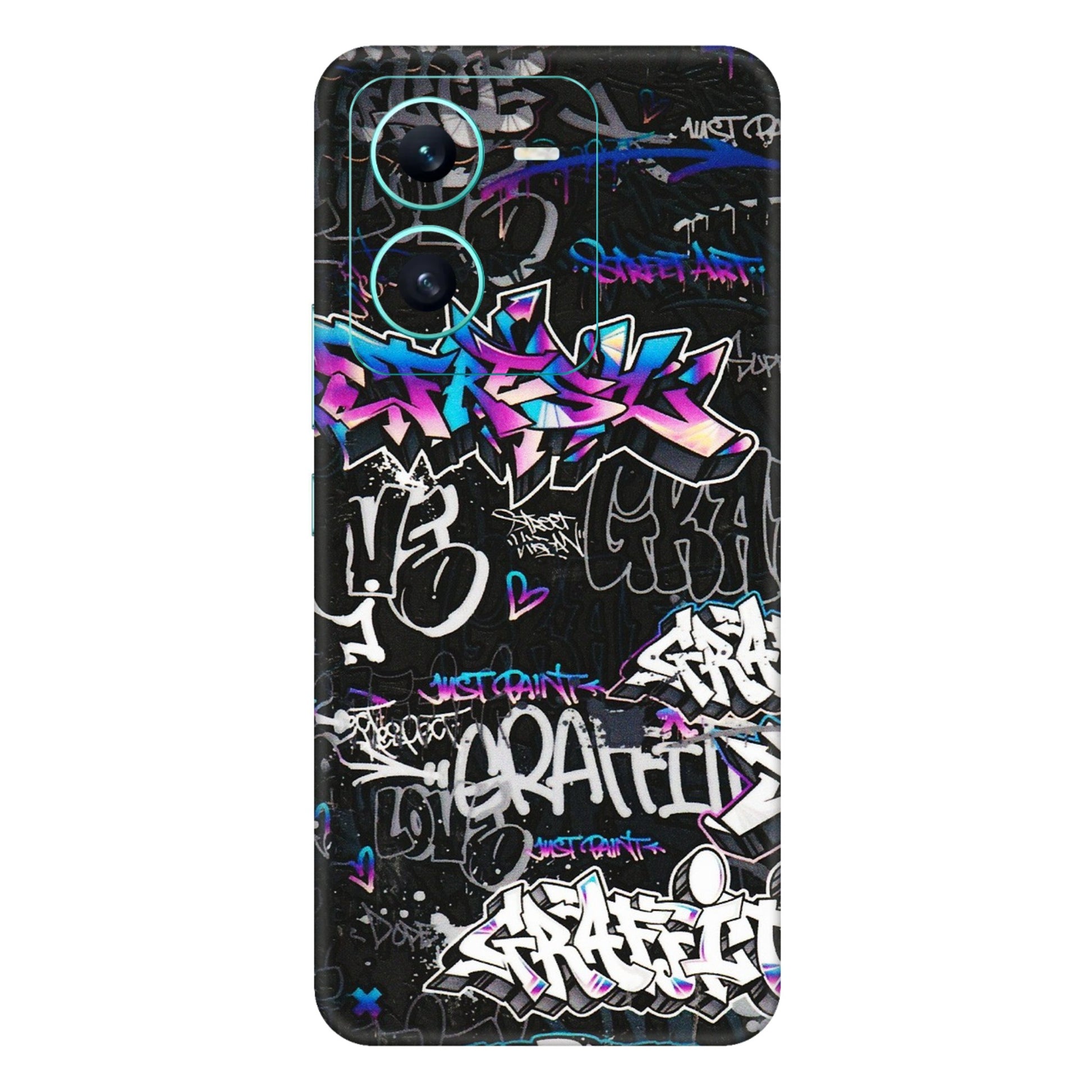 VIVO Z/V/X/T/U/S Series Phone Skins (All Models) - Graffiti Killer - 3D Embossed Finish (L-274) Vivo V25 (5G)