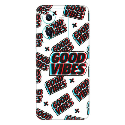 VIVO Z/V/X/T/U/S Series Phone Skins (All Models) - Good Vibes - 3D Embossed Finish (L-282) Vivo V25 (5G)