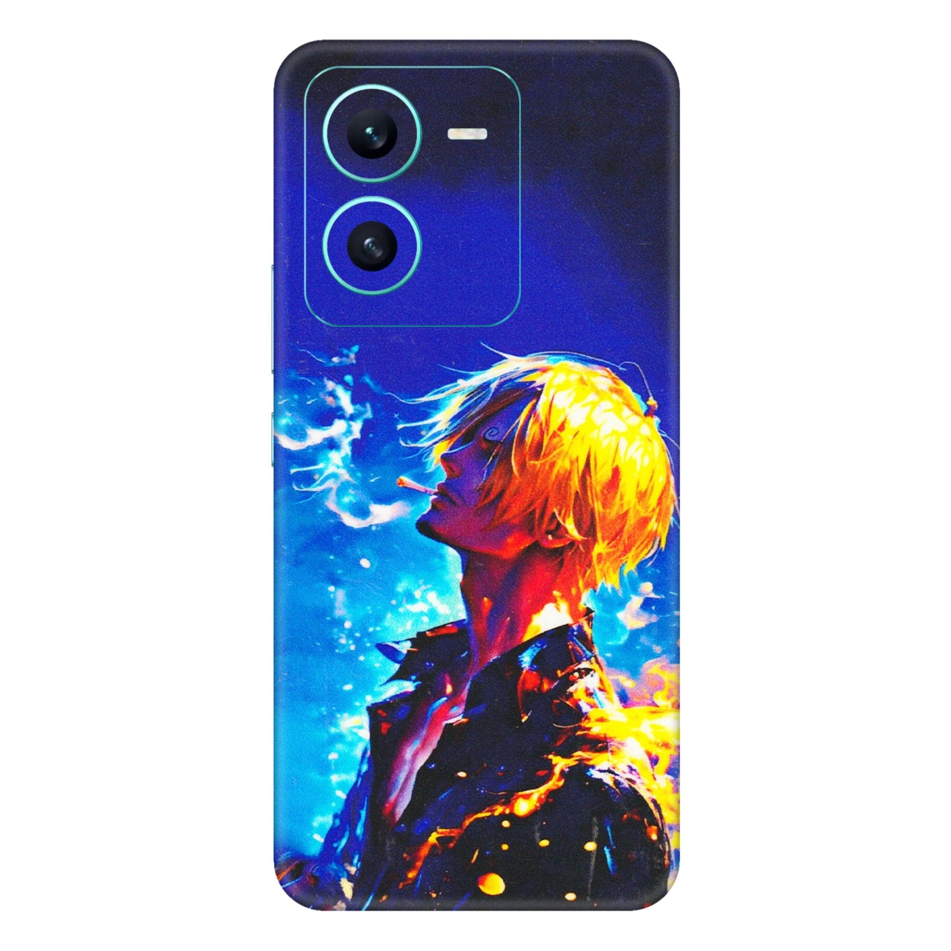 VIVO Z/V/X/T/U/S Series Phone Skins (All Models) - Sanji Vinsmoke One Piece - 3D Embossed Finish (L-319) Vivo V25 (5G)