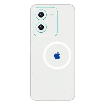 VIVO Z/V/X/T/U/S Series Phone Skins (All Models) - iPhone Magsafe Logo - 3D Embossed Finish (L-320) Vivo V25 (5G)