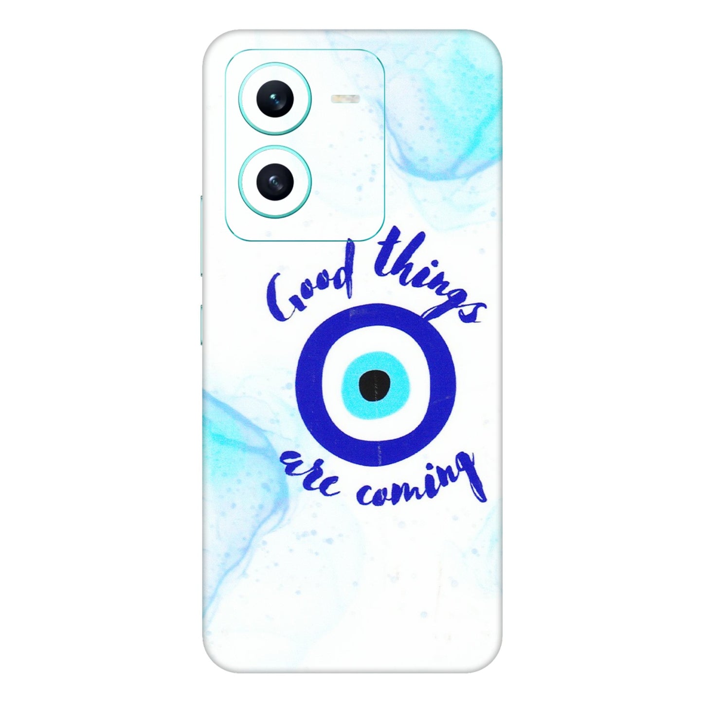 VIVO Z/V/X/T/U/S Series Phone Skins (All Models) - Evil Eye Good Things Are Coming - 3D Embossed Finish (L-322) Vivo V25 (5G)