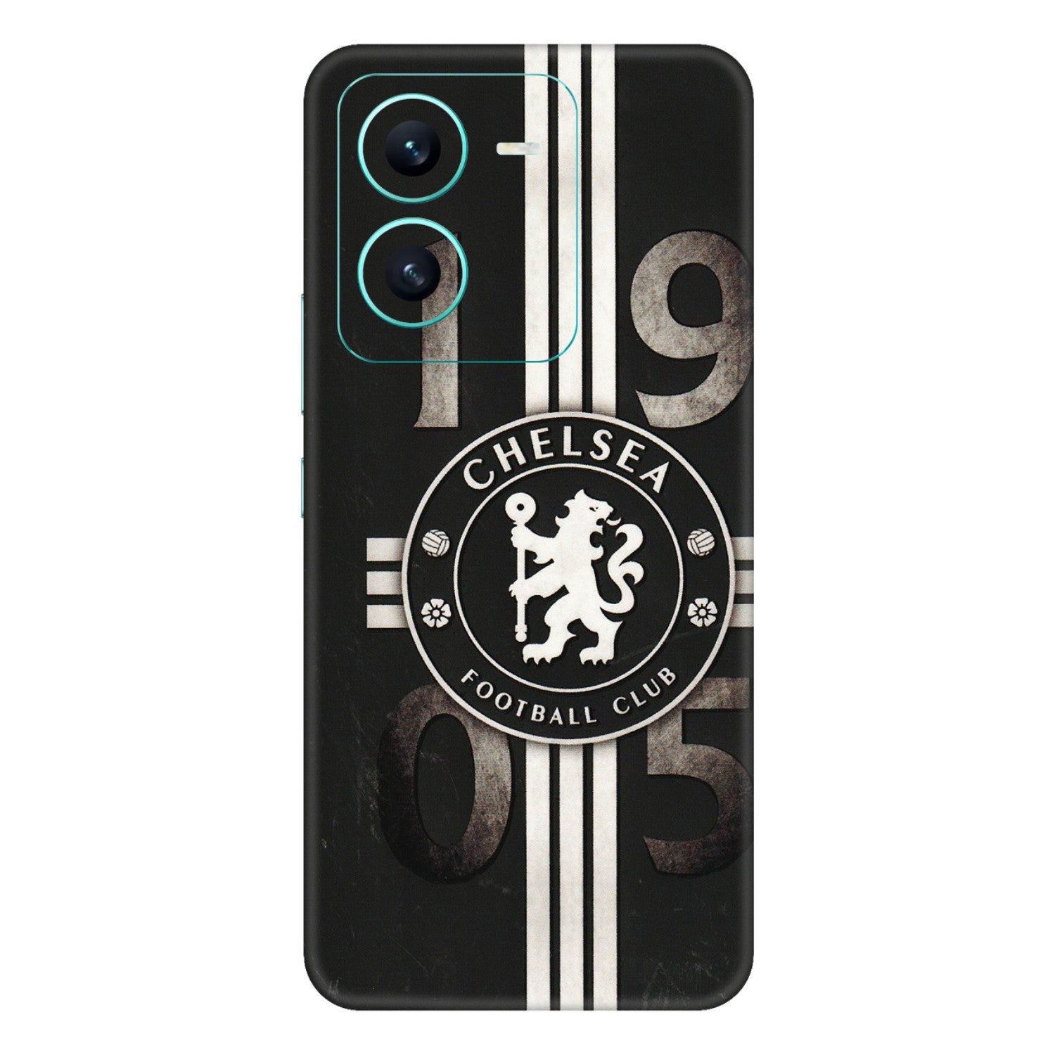 VIVO Z/V/X/T/U/S Series Phone Skins (All Models) - Chelsea Fan Club - 3D Embossed Finish (L-36) Vivo V25 (5G)