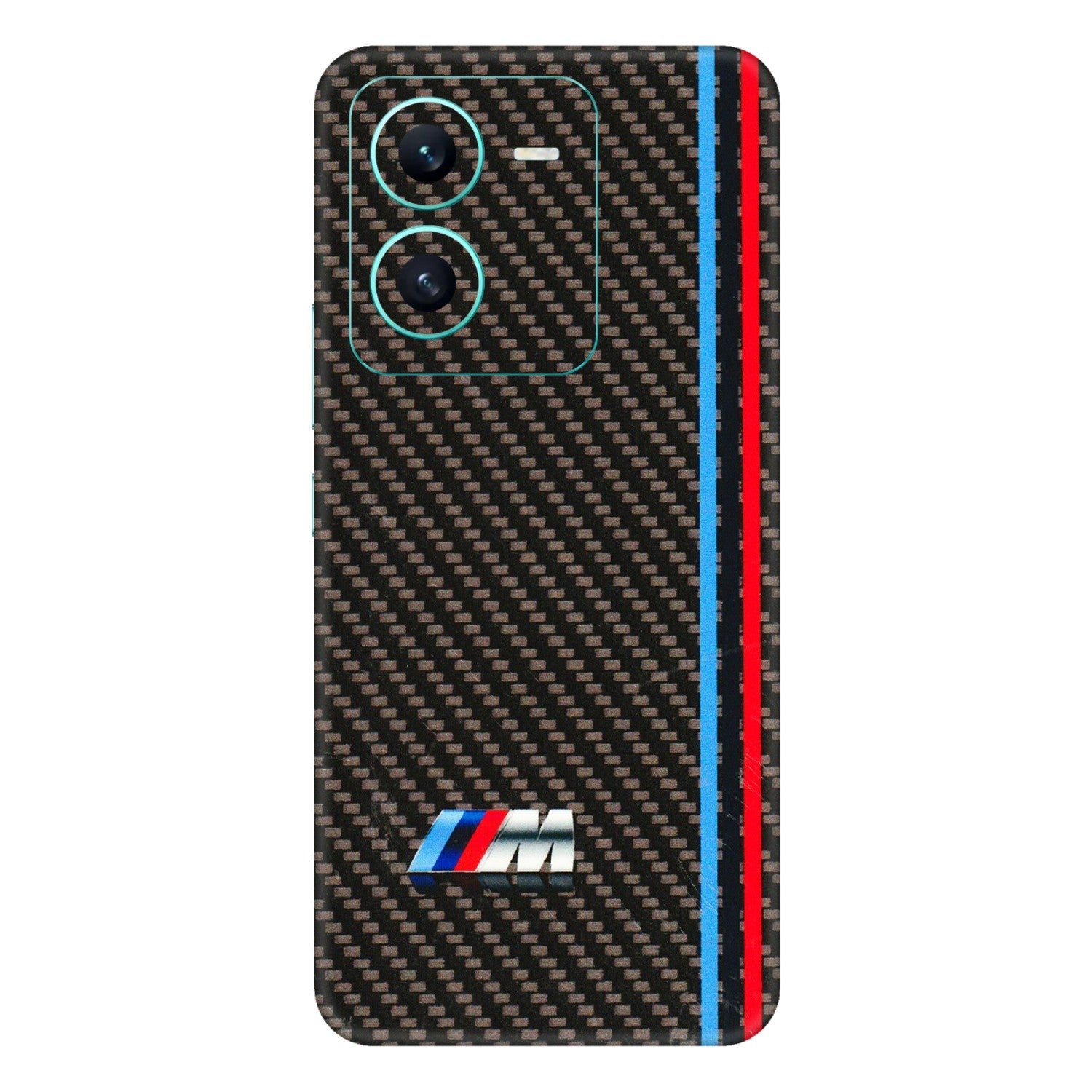 VIVO Z/V/X/T/U/S Series Phone Skins (All Models) - BM Carbon Fiber Feels - 3D Embossed Finish (L-38) Vivo V25 (5G)