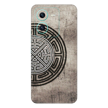 VIVO Z/V/X/T/U/S Series Phone Skins (All Models) - Mysterious Circular Design - 3D Embossed Finish (L-63) Vivo V25 (5G)