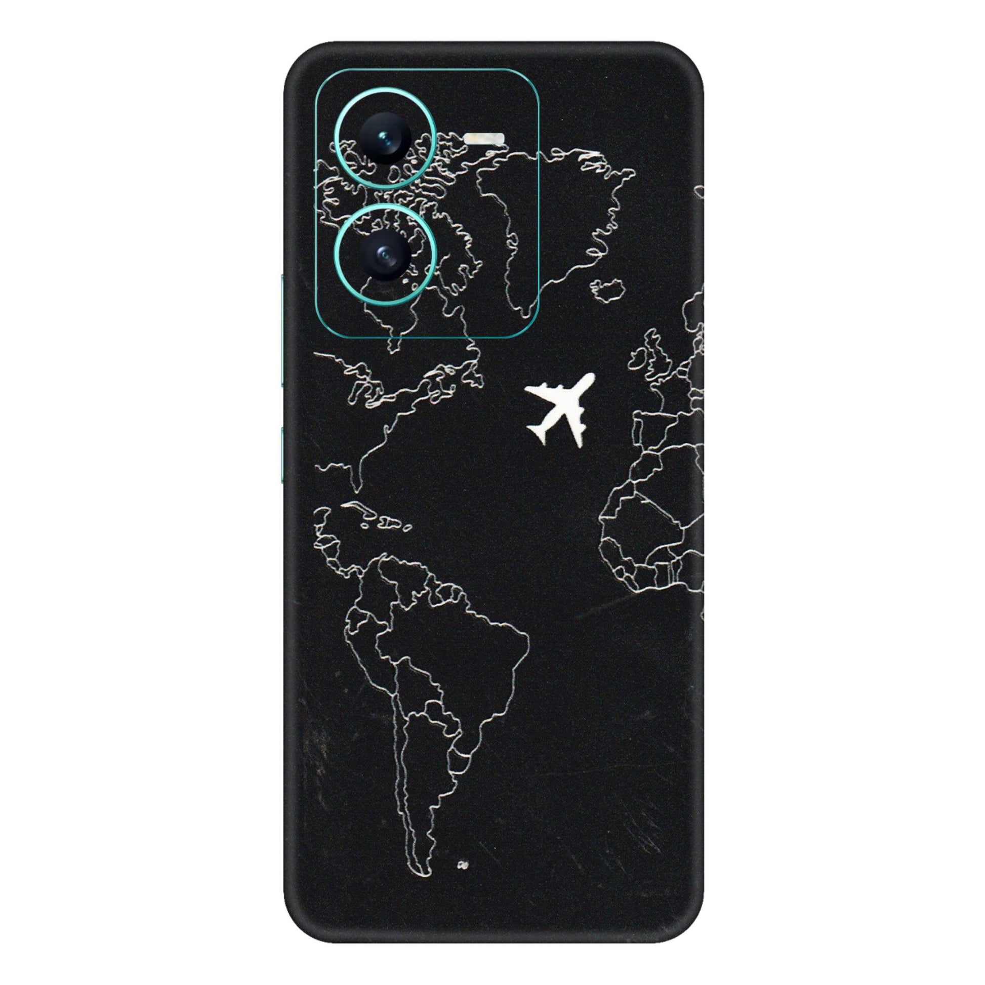 VIVO Z/V/X/T/U/S Series Phone Skins (All Models) - Never Ending Travel - 3D Embossed Finish (L-79) Vivo V25 (5G)