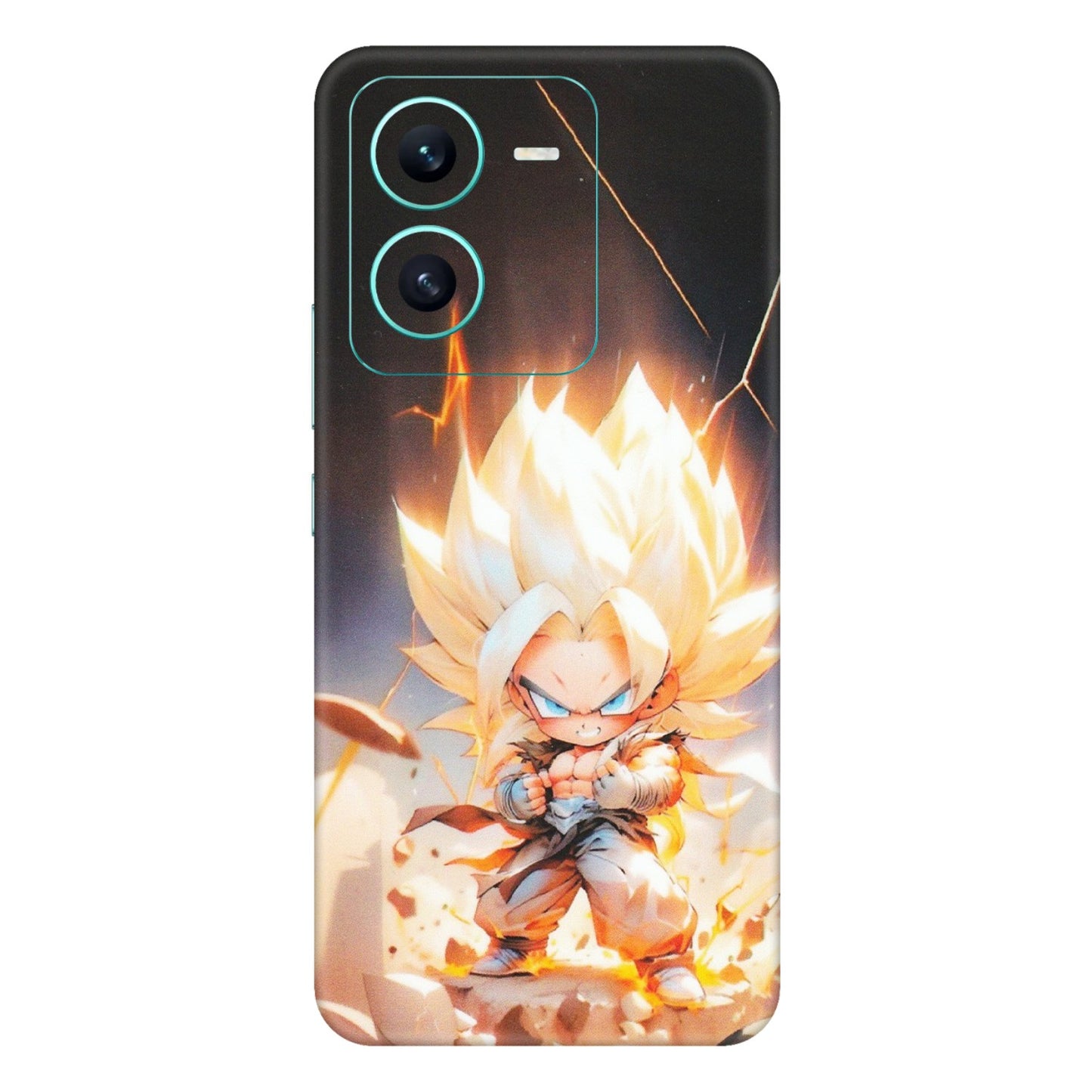 VIVO Z/V/X/T/U/S Series Phone Skins (All Models) - Goku Dragon Cute Anime - Matte Finish (M-131) Vivo V25 (5G)
