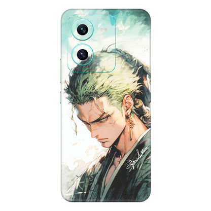 VIVO Z/V/X/T/U/S Series Phone Skins (All Models) - Pirate Hunter One Piece Anime - Matte Finish (M-157) Vivo V25 (5G)