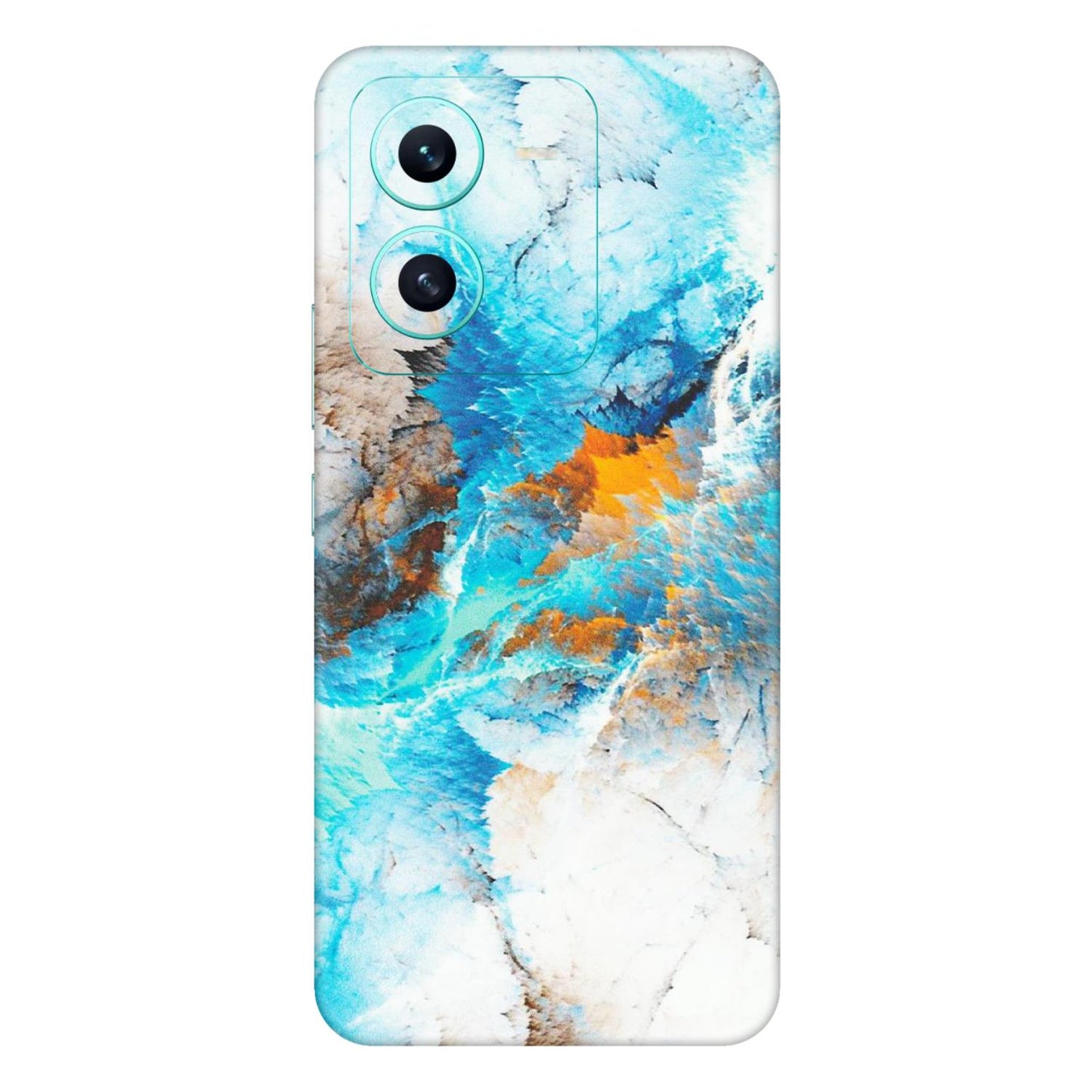 VIVO Z/V/X/T/U/S Series Phone Skins (All Models) - Blue Waves Abstract - Matte Finish (M-19) Vivo V25 (5G)