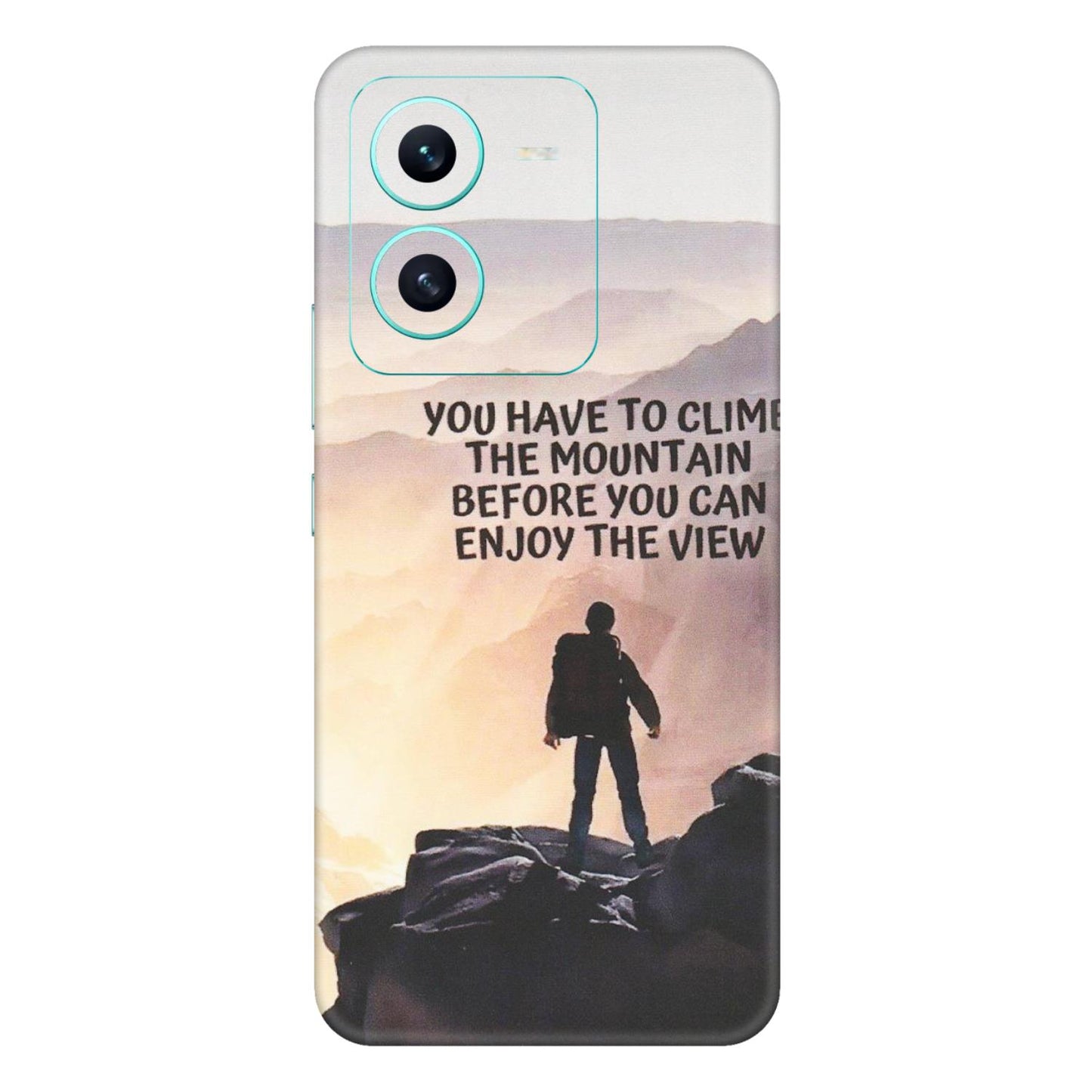 VIVO Z/V/X/T/U/S Series Phone Skins (All Models) - Motivational Hiking Mountain - Matte Finish (M-28) Vivo V25 (5G)