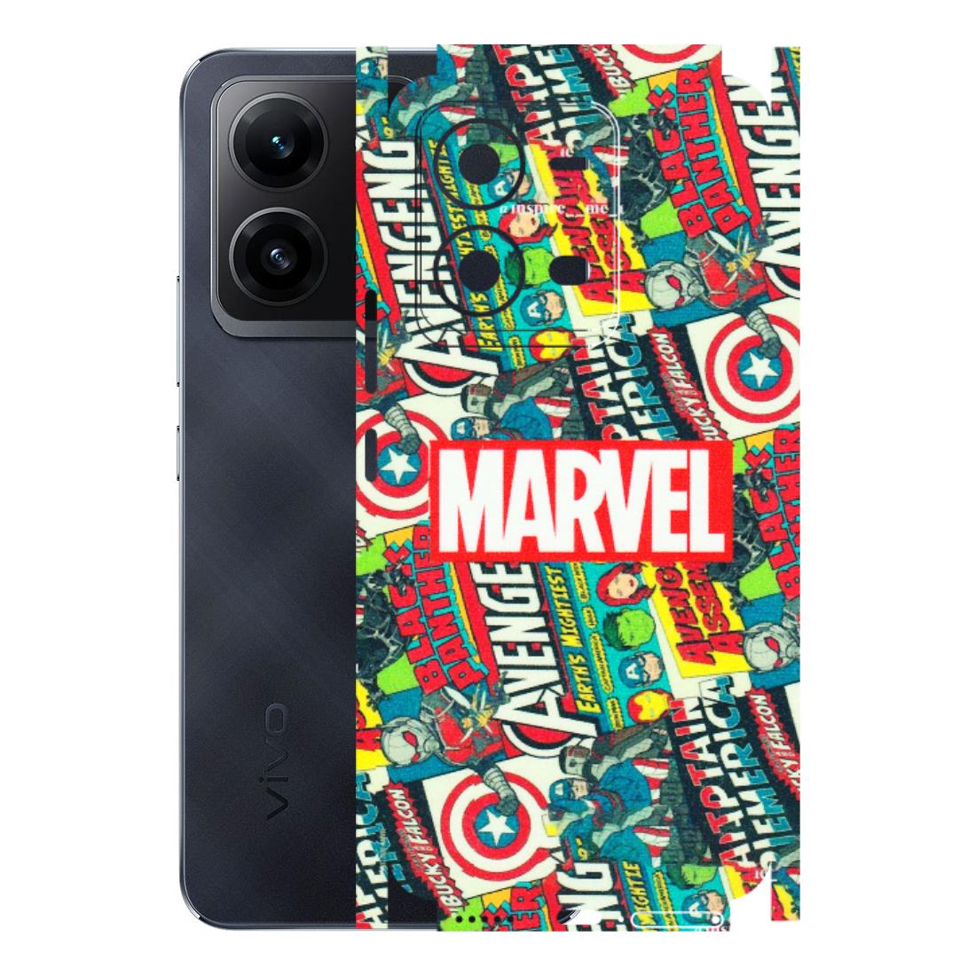 VIVO Z/V/X/T/U/S Series Phone Skins (All Models) - Marvel Comic Lover - Matte Finish (M-30) Vivo V25 (5G)