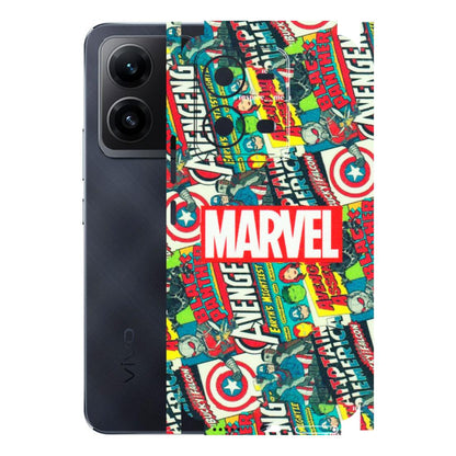 VIVO Z/V/X/T/U/S Series Phone Skins (All Models) - Marvel Comic Lover - Matte Finish (M-30) Vivo V25 (5G)