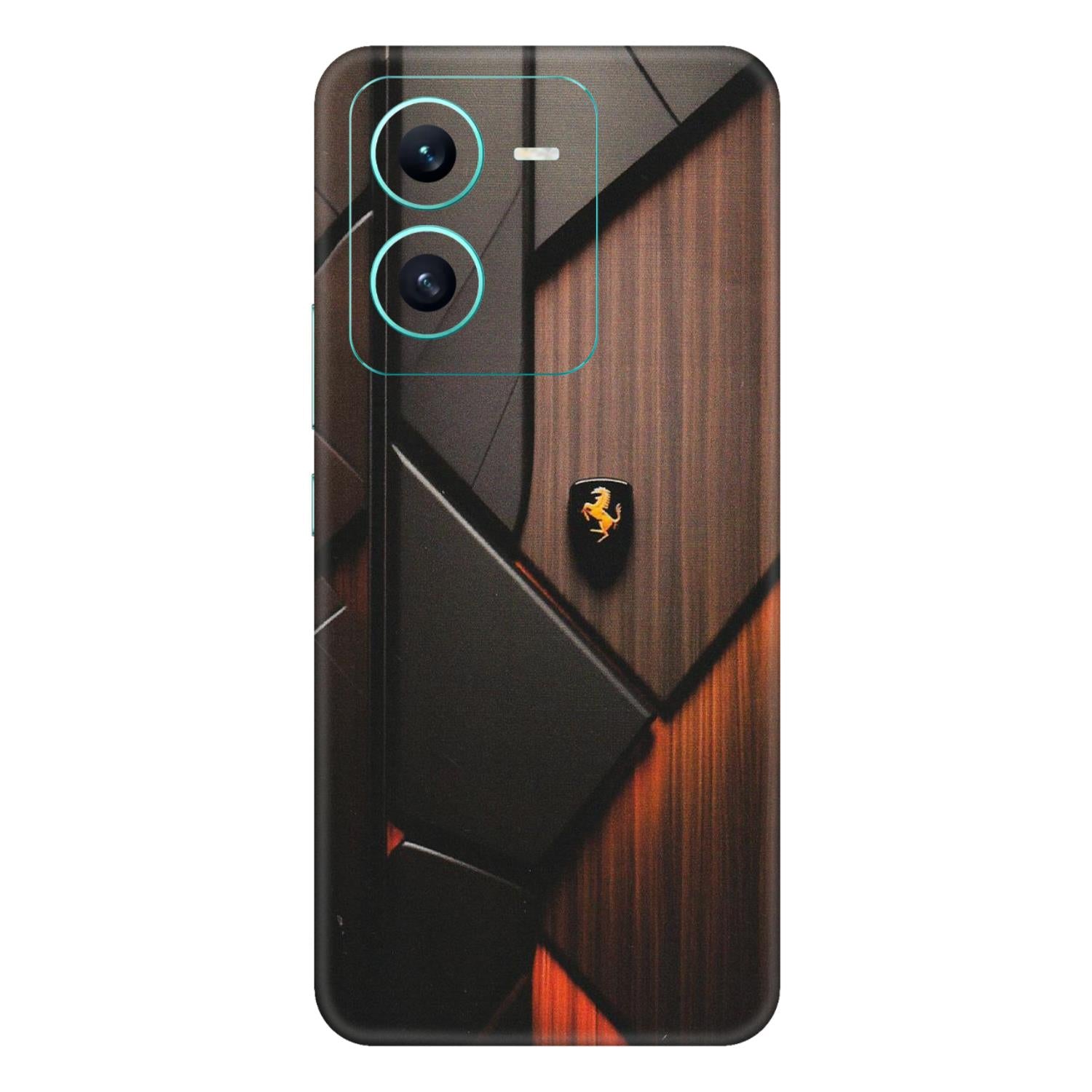VIVO Z/V/X/T/U/S Series Phone Skins (All Models) - Lambo Beauty Wood Pattern Sober - Matte Finish (M-51) Vivo V25 (5G)