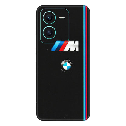 VIVO Z/V/X/T/U/S Series Phone Skins (All Models) - Styling With Black BMW - Matte Finish (M-74) Vivo V25 (5G)