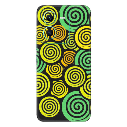 VIVO Z/V/X/T/U/S Series Phone Skins (All Models) - Crazy Spiral - Matte Finish (M-91) Vivo V25 (5G)