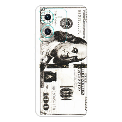 VIVO Z/V/X/T/U/S Series Phone Skins (All Models) - 100 Dollar Currency - Transparent Finish (T-01) Vivo V25 (5G)