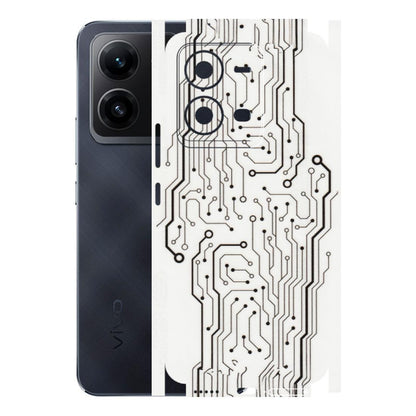 VIVO Z/V/X/T/U/S Series Phone Skins (All Models) - Tech Circuits - Transparent Finish (T-03) Vivo V25 (5G)