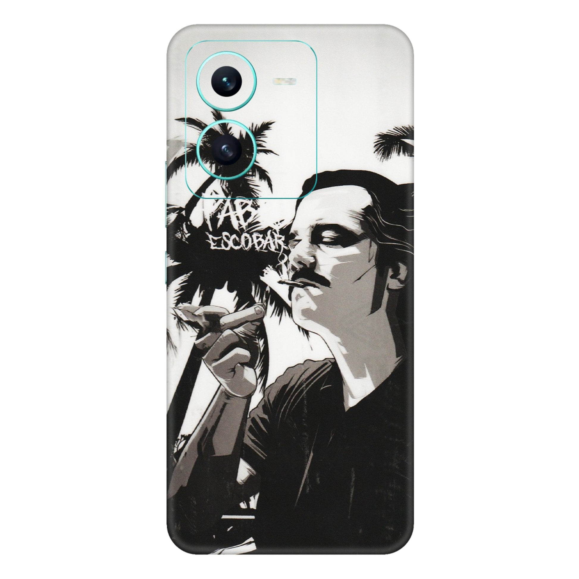 VIVO Z/V/X/T/U/S Series Phone Skins (All Models) - Pab Escobar - Transparent Finish (T-05) Vivo V25 (5G)