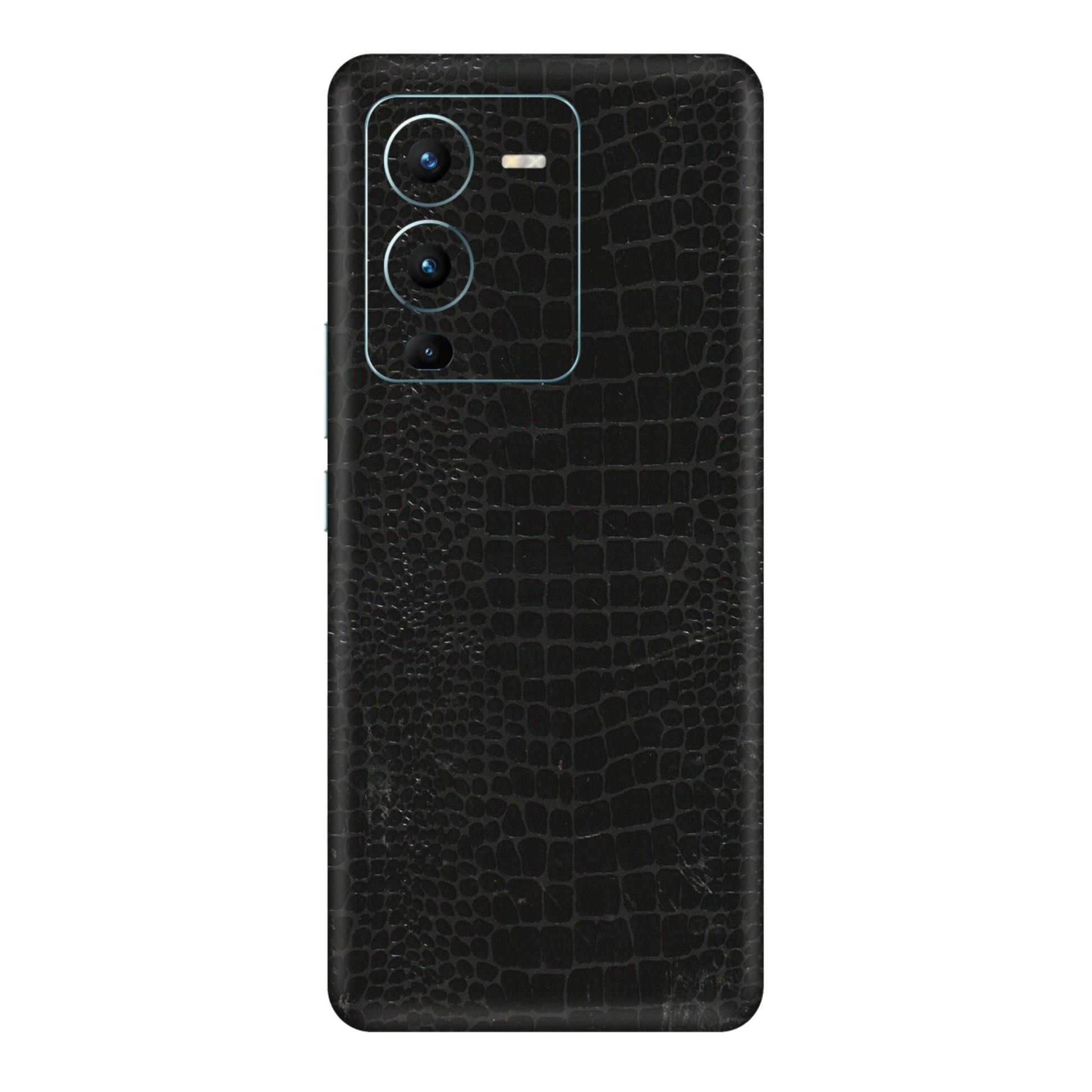 VIVO Z/V/X/T/U/S Series Phone Skins (All Models) - Snake Leather Black - 3D Embossed Finish (L-107) Vivo V25 Pro
