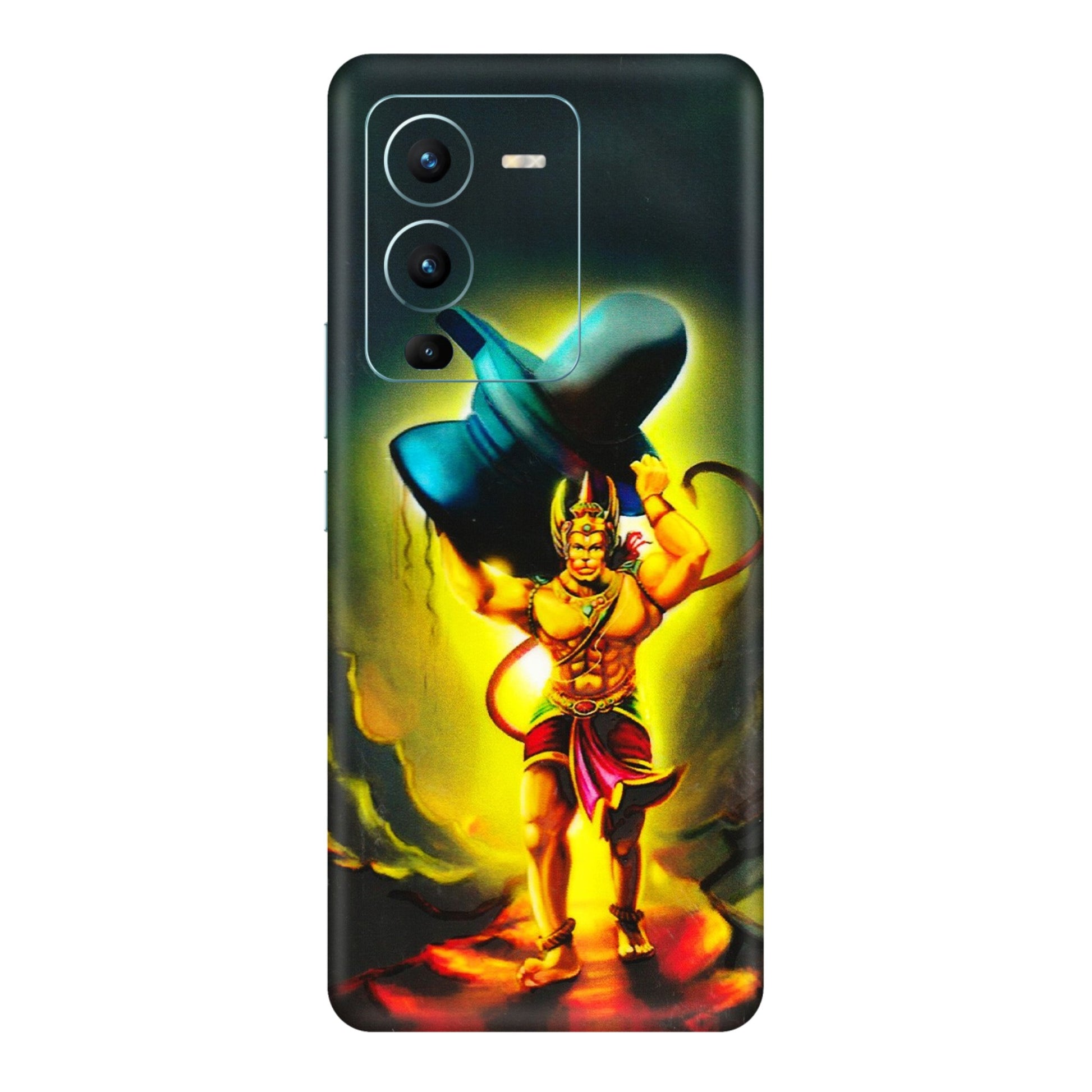 VIVO Z/V/X/T/U/S Series Phone Skins (All Models) - Hanuman Ji - 3D Embossed Finish (L-128) Vivo V25 Pro