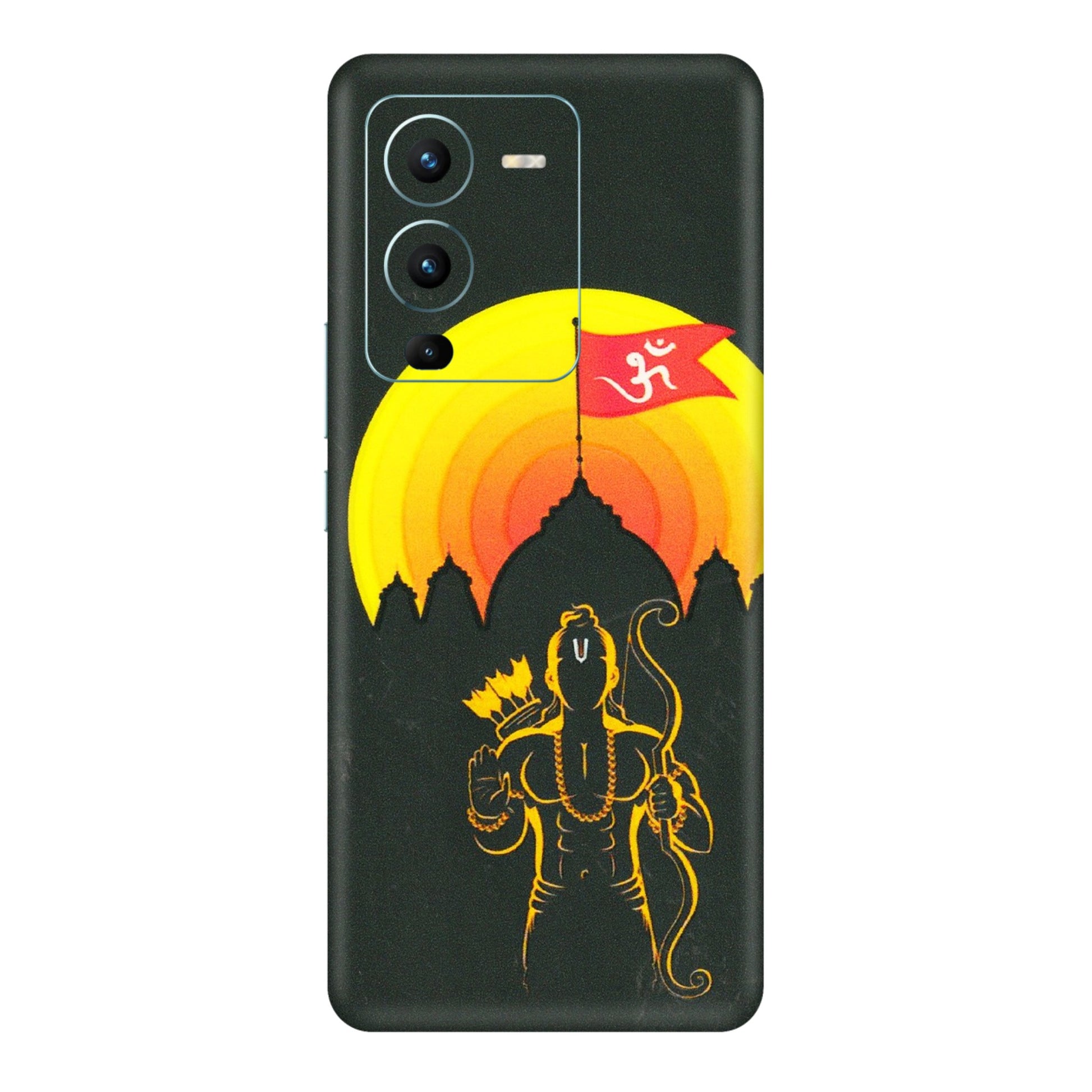 VIVO Z/V/X/T/U/S Series Phone Skins (All Models) - Lord Ram - 3D Embossed Finish (L-132) Vivo V25 Pro