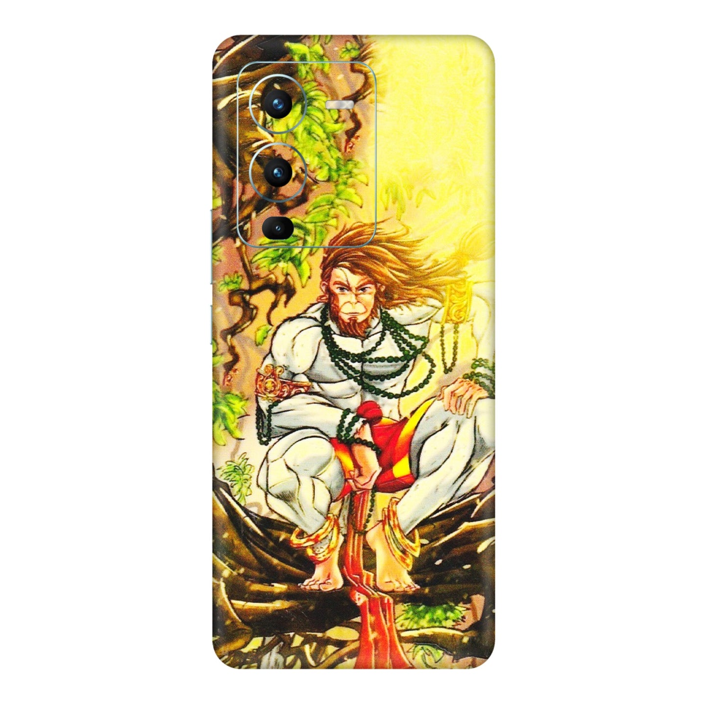 VIVO Z/V/X/T/U/S Series Phone Skins (All Models) - Lord Hanuman - 3D Embossed Finish (L-152) Vivo V25 Pro