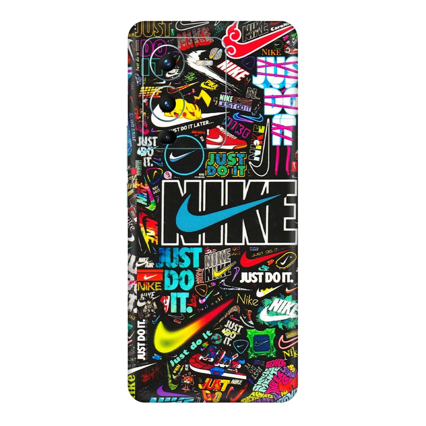 VIVO Z/V/X/T/U/S Series Phone Skins (All Models) - Just Do It Doodles - 3D Embossed Finish (L-166) Vivo V25 Pro