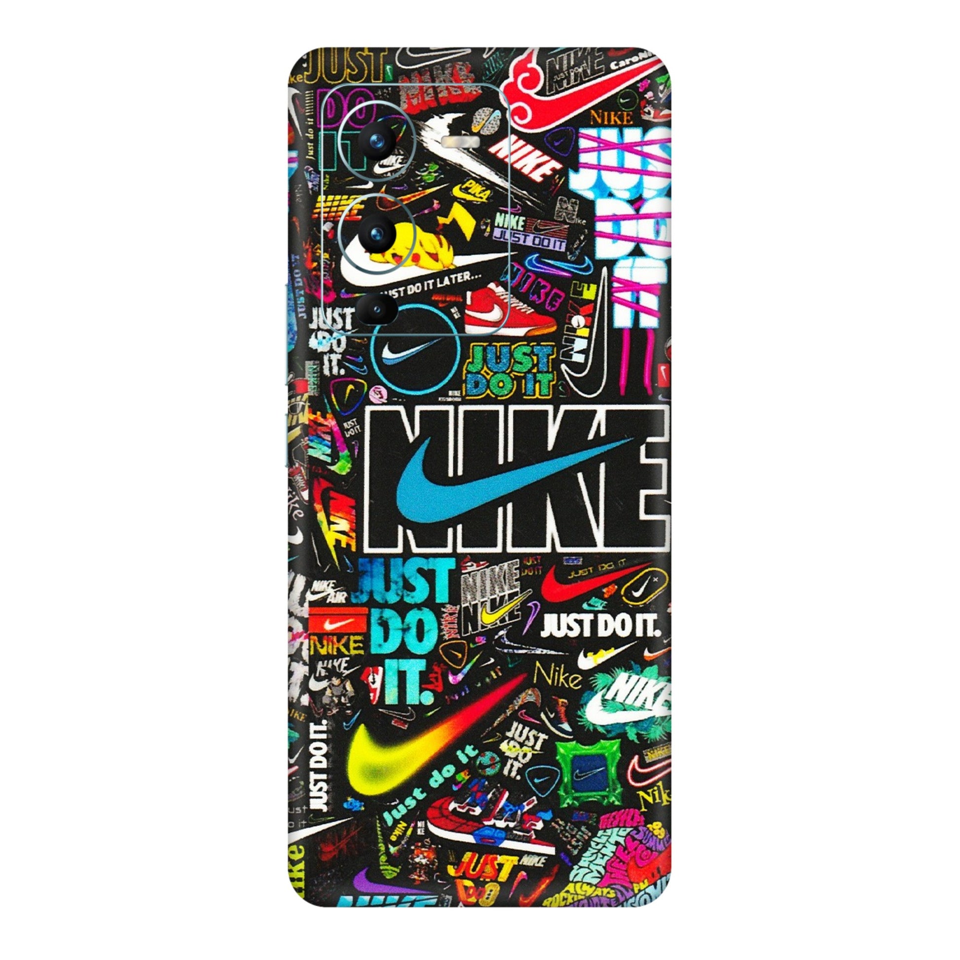 VIVO Z/V/X/T/U/S Series Phone Skins (All Models) - Just Do It Doodles - 3D Embossed Finish (L-166) Vivo V25 Pro