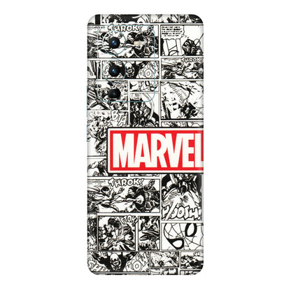 VIVO Z/V/X/T/U/S Series Phone Skins (All Models) - Marvel Comic - 3D Embossed Finish (L-171) Vivo V25 Pro