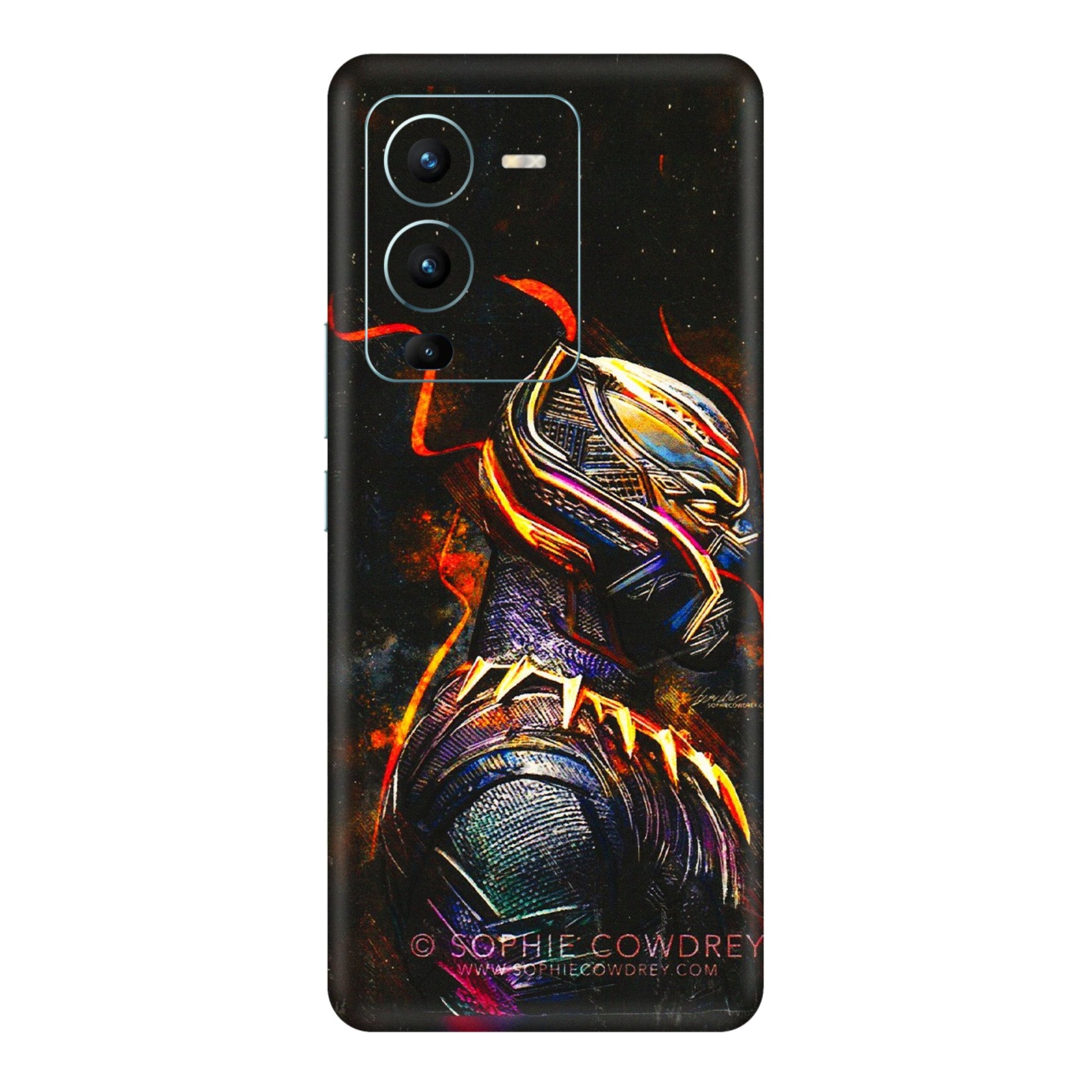 VIVO Z/V/X/T/U/S Series Phone Skins (All Models) - Black Panther - 3D Embossed Finish (L-190) Vivo V25 Pro