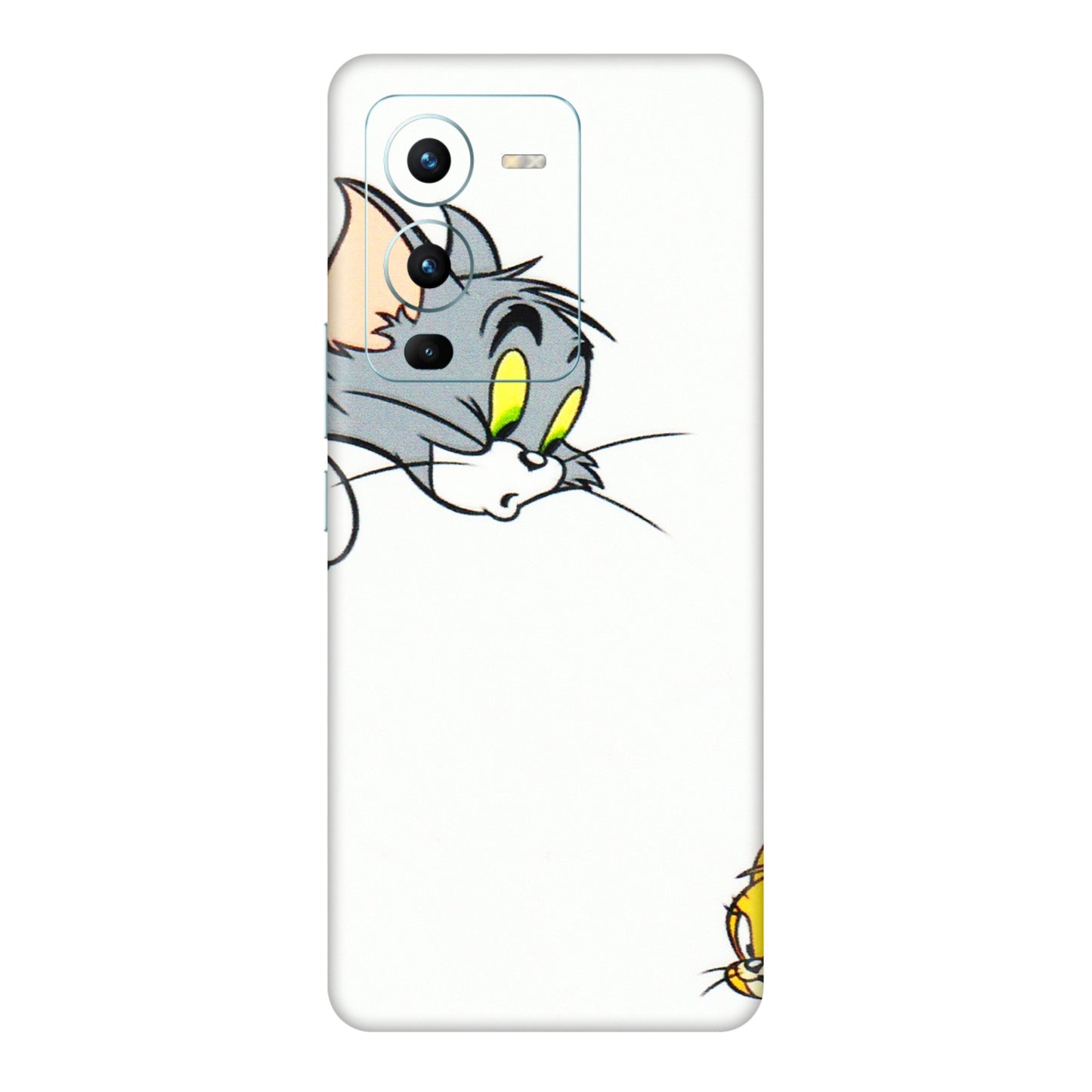 VIVO Z/V/X/T/U/S Series Phone Skins (All Models) - Cute Tom And Jerry - 3D Embossed Finish (L-220) Vivo V25 Pro