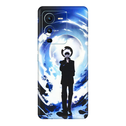 VIVO Z/V/X/T/U/S Series Phone Skins (All Models) - Satoru Gojo Dark Blue - 3D Embossed Finish (L-235) Vivo V25 Pro