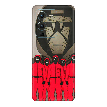 VIVO Z/V/X/T/U/S Series Phone Skins (All Models) - Squid Game Hero - 3D Embossed Finish (L-245) Vivo V25 Pro