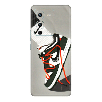 VIVO Z/V/X/T/U/S Series Phone Skins (All Models) - New Grey Sneaker - 3D Embossed Finish (L-261) Vivo V25 Pro