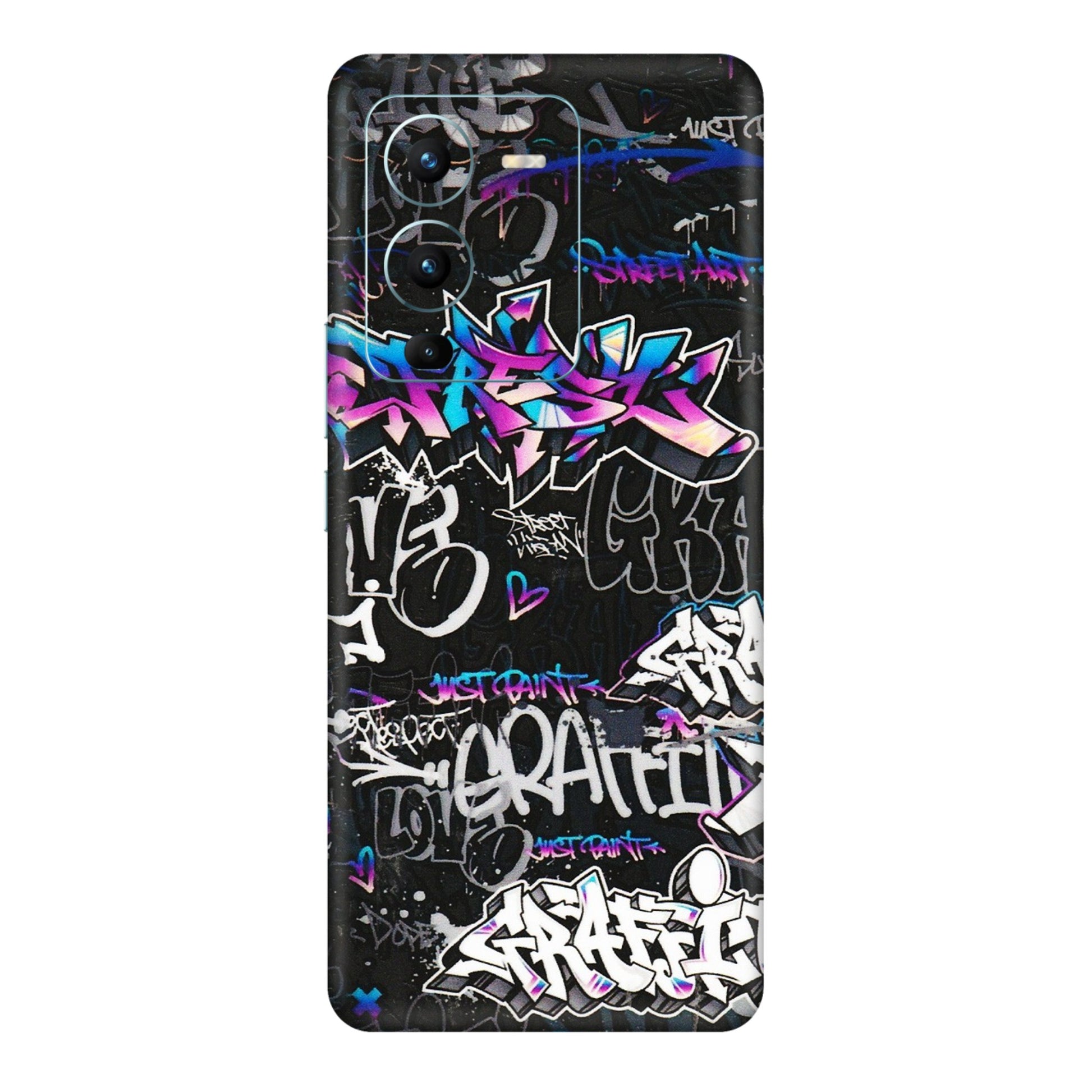 VIVO Z/V/X/T/U/S Series Phone Skins (All Models) - Graffiti Killer - 3D Embossed Finish (L-274) Vivo V25 Pro